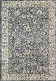 Dynamic Rugs SAVOY 3572-598 Denim and Grey and Cream